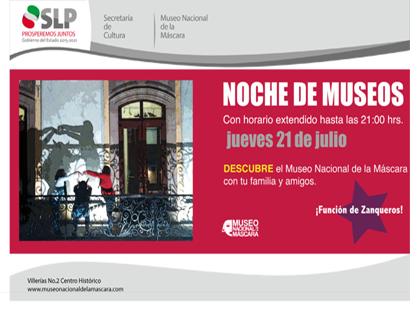 FLYER NOCHE DE MUSEOS
